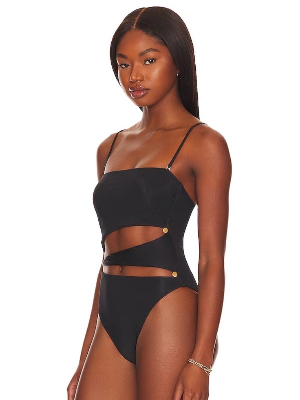 VIX $278 Frida One Piece Swimsuit Black Sexy Monokini S M L